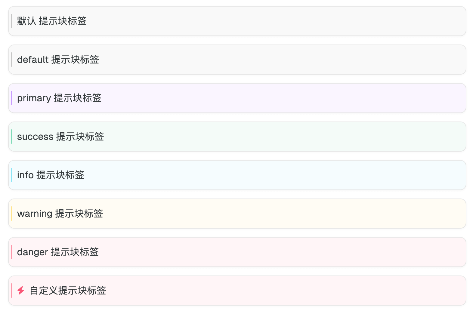 Callout without title