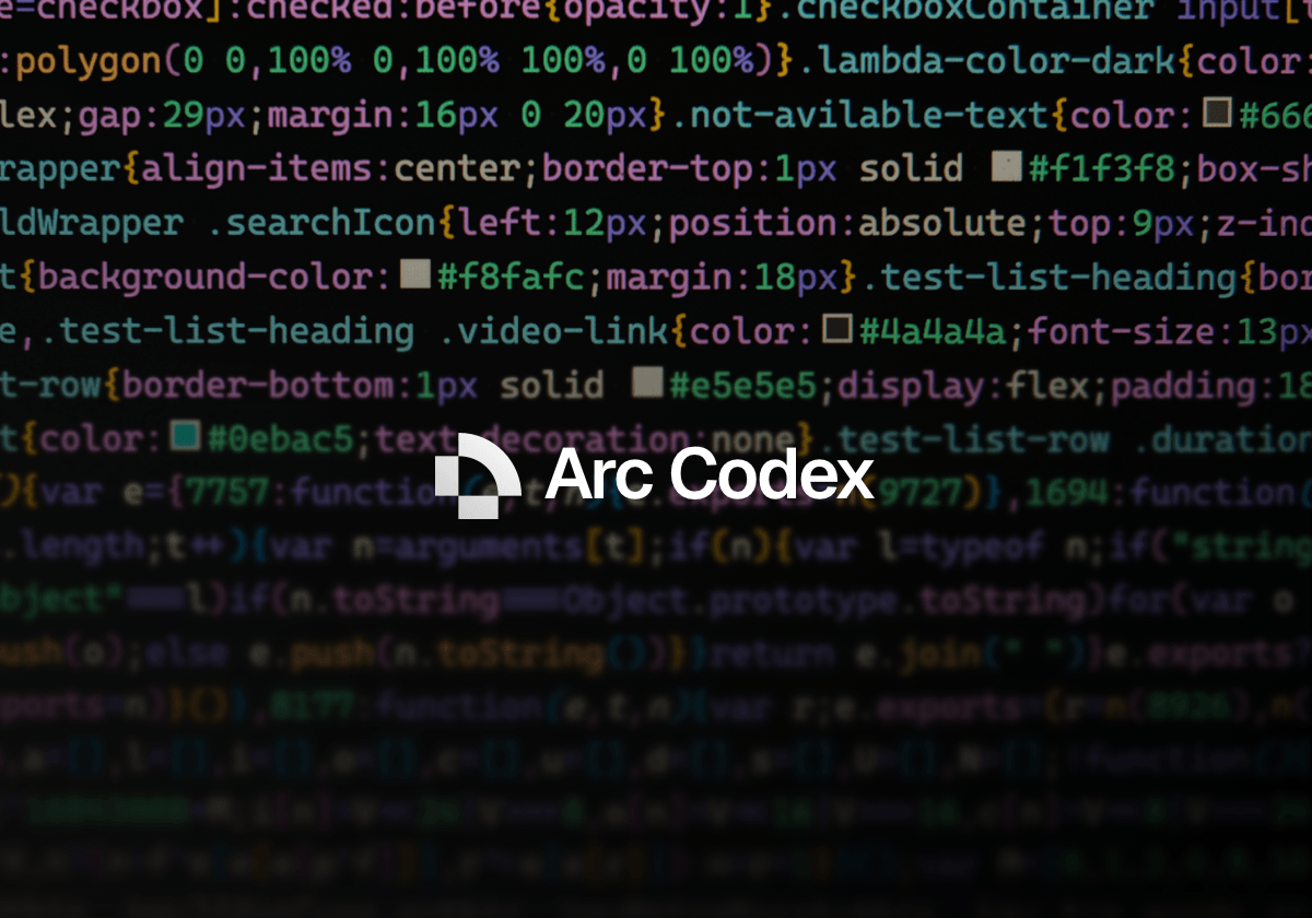 Arc Codex